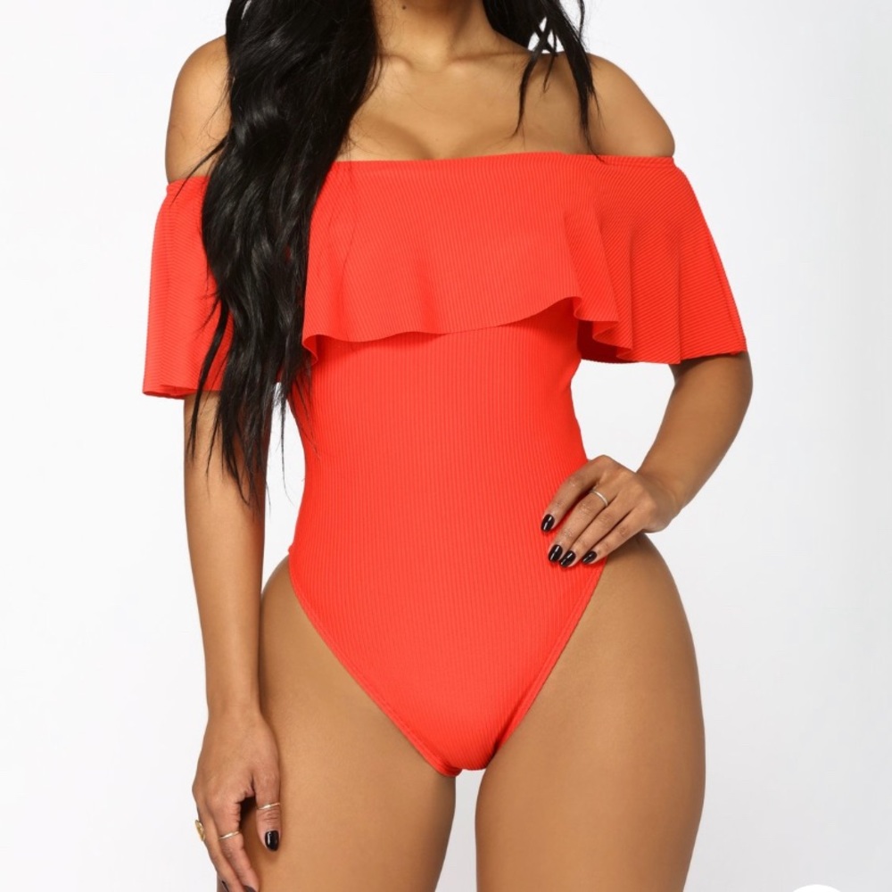 Fashion Nova Flounce With It Swimsuit